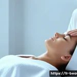 Home 19 피부 미용 고급 기술 배우기 - A serene spa setting featuring a professional esthetician performing ultrasonic deep facial cleansin...