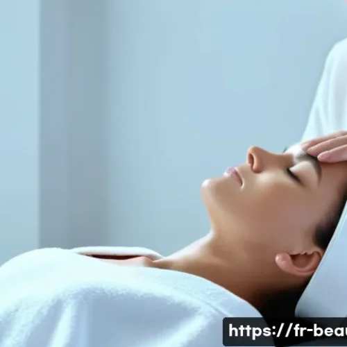 Home 31 피부 미용 고급 기술 배우기 - A serene spa setting featuring a professional esthetician performing ultrasonic deep facial cleansin...